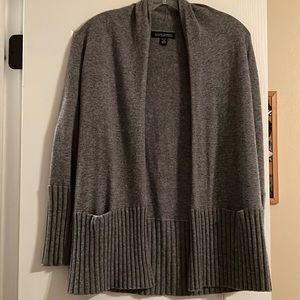 Banana Republic Opened Gray Petite Cardigan